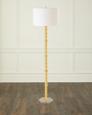 Bamboo 63" Floor Lamp