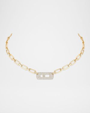 MY MOVE 18K YELLOW GOLD NECKLACE