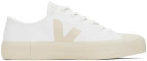 VEJA White Wata II Low Canvas Sneakers