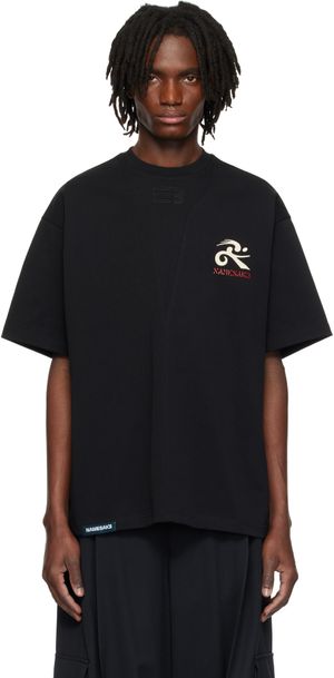 NAMESAKE Black Sava Oversized Love Lock T-shirt