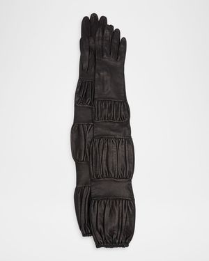 Montserate Bubble Leather Gloves