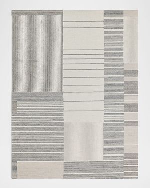 Castine Hand-Tufted Silver Rug, 8' x 10'