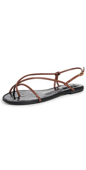 Schutz Malta Flat Sandals Sauvage 5.5