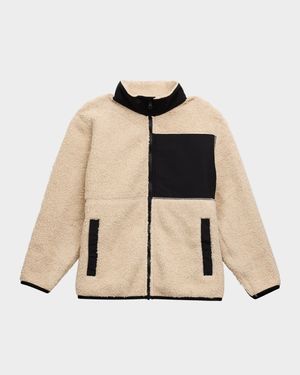 Kid's Simcoe Two-Toned Fleece Jacket, Size S-L
