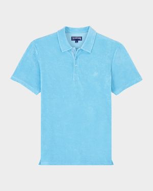 Men's Organic Terry Polo Shirt