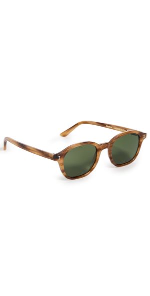 Illesteva William Sunglasses Teak w/ Olive Lenses One Size