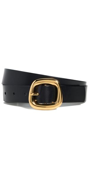 Madewell Puffy Buckle Belt True Black M