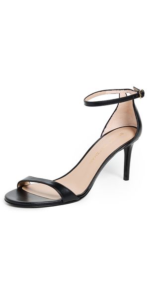 Stuart Weitzman Nudist II Sandal 75 Black 7