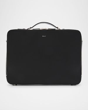 Men's Deco Leather Briefcase