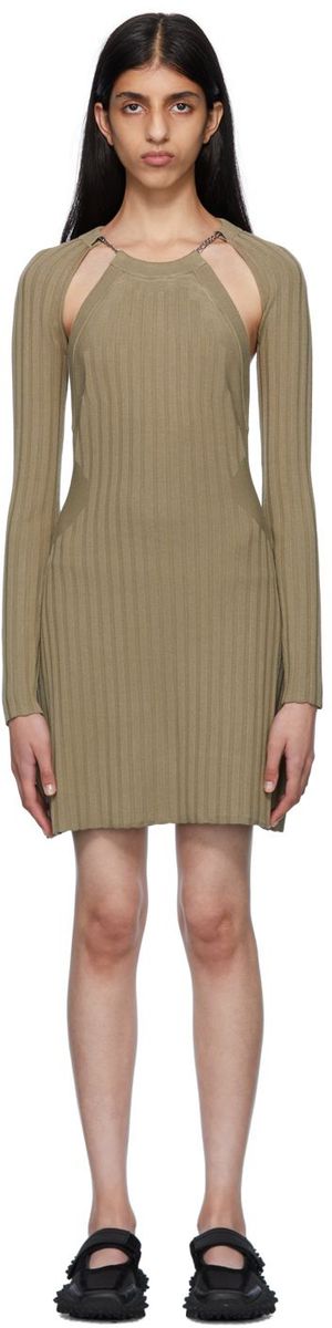 EYTYS Khaki Cleo Minidress