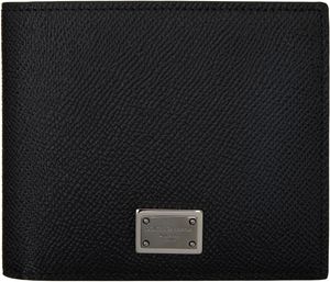 Dolce&Gabbana Black Dauphine Calfskin Wallet