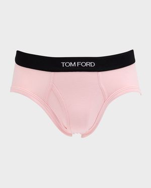 Men's Jacquard Logo Cotton Briefs