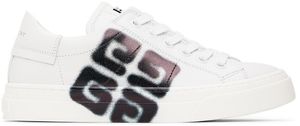 Givenchy Kids White 4G Sneakers