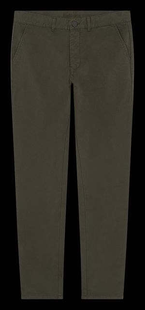 Balibaris - Chino slim en coton - Taille 36 - Kaki