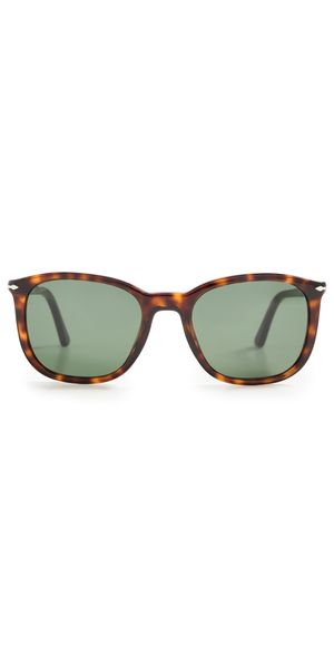 Persol Galleria Pillow Sunglasses Havana/Green One Size