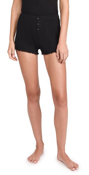 PJ Salvage Textured Essentials Shorts Black XS