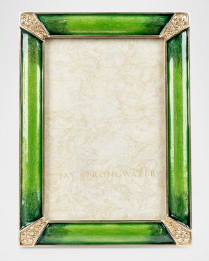 Lavinia 4" x 6" Picture Frame, Emerald