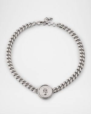 Men's Sovereign Skull Choker Chain Necklace