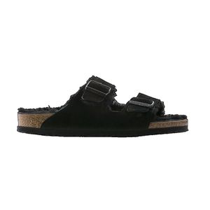 Birkenstock - Sandales fourrées - Taille 37 - Noir