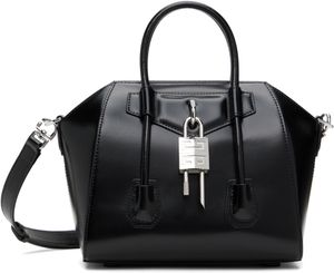 Givenchy Mini sac noir à cadenas - Antigona