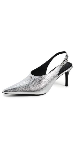 rag & bone Mercer Slingback Heels Silver 38