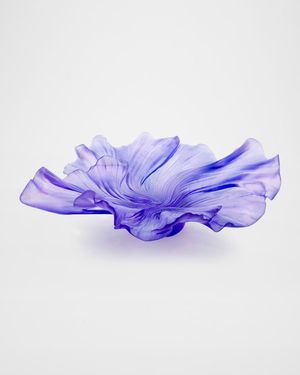 Croisiere Medium Lilac Draped Bowl