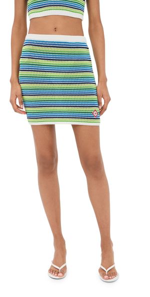 Casablanca Stripe Skirt Stripe S
