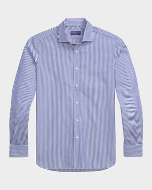 Men's NM X RL Handmade Bengal-Stripe Shirt