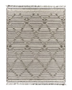 Alissa Charcoal Hand-Knotted Rug, 8' x 10'