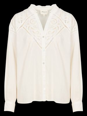 Maison 123 - Chemise droite en coton - Taille 46 - Blanc