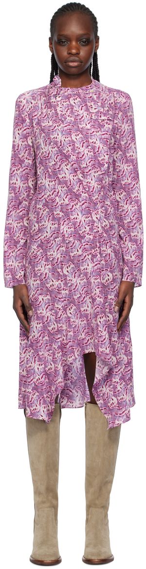 Isabel Marant Pink Umaima Midi Dress