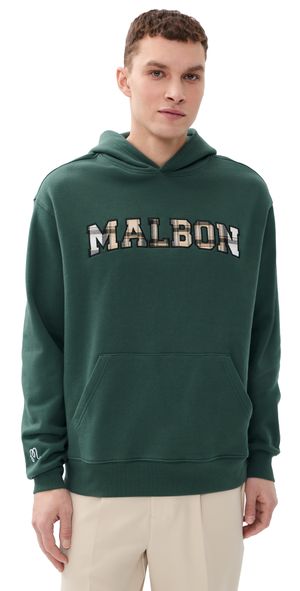 Malbon Golf Fesque Preston Hoodie Hunter Green S