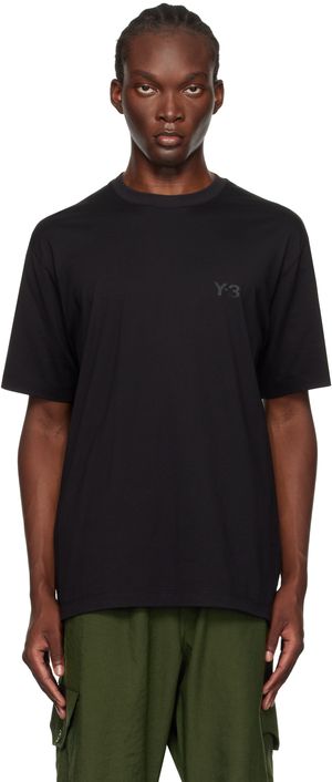 Y-3 Black Regular T-Shirt