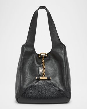 Balloon Small Top-Handle Bag in Leather