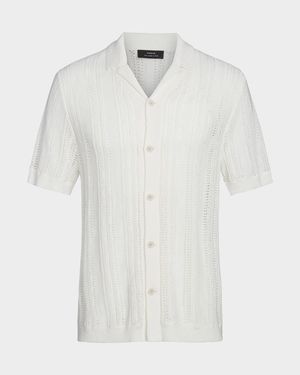 Men's Crochet Cabana Shirt