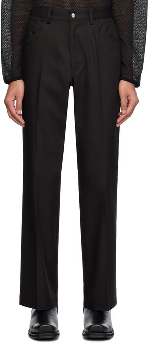 Second/Layer Black 'El Valluco' Trousers