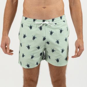 Vendredi Swimwear - Short de bain en fibres recyclées le galapago - Taille 3XL - Vert