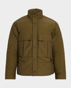 Men's Kirby Padded Ripstop Snap-Front Jacket
