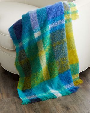 Fontaine Cobalt Throw, 51" x 75"