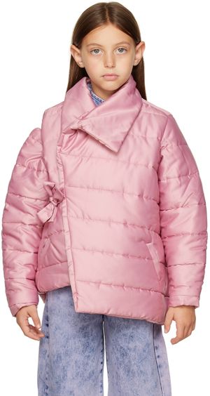 M’A Kids Kids Pink Puffa Jacket