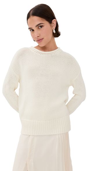 La Ligne Solid Marina Sweater Ivory XL