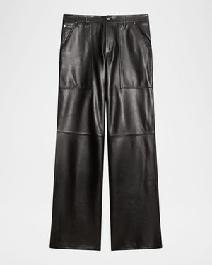 Men's Leather Utlity Pants