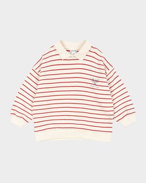 Rosie H-W x Kid's Striped Sweatshirt, Size 12M-6