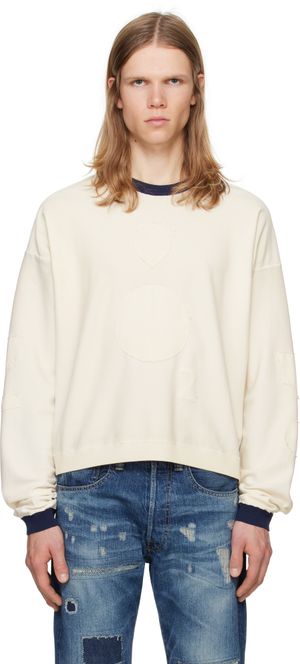 424 White Soccer Sweatshirt