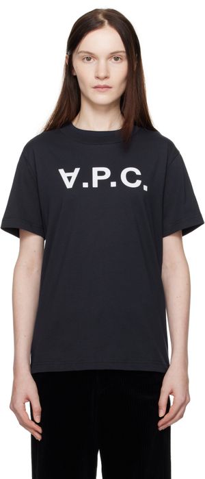 A.P.C. Navy Standard Grand 'VPC' T-shirt