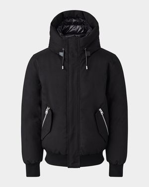 Men's Dixon Down Bomber Jacket with Hooded Bib