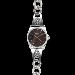 Ba&sh - Montre en acier inoxydable - Taille Unique - Noir