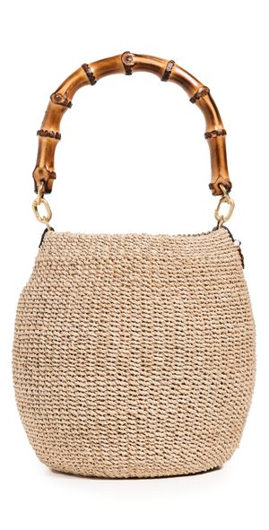 Clare V. Pot de Miel with Bamboo Handle Natural One Size