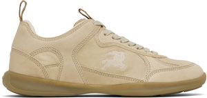 Burberry Baskets Matrix beiges en cuir