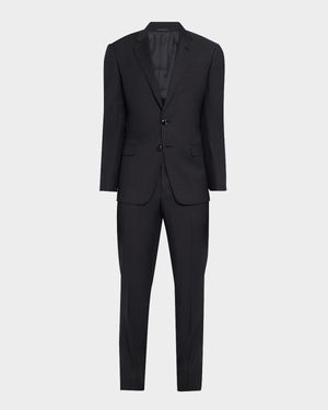 Men's Pinpoint Twill Suit